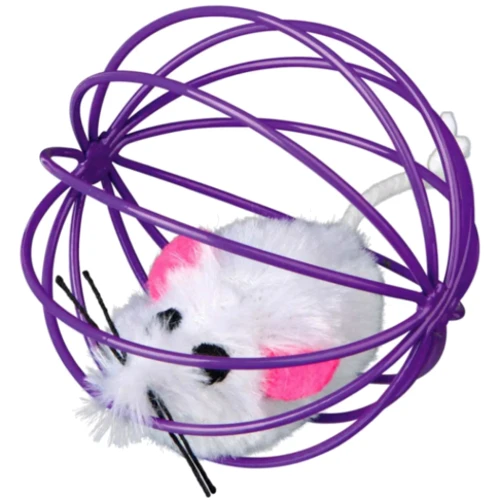 Игрушка Trixie Мышка в шарике для кошек 6 см: Производитель Trixie