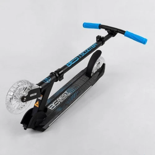 Самокат алюминиевый Best Scooter синий (33095): Материал колес полиуретан