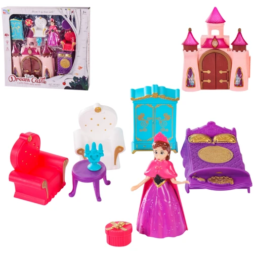 Замок для кукол Dream Castle с куколкой 9,5 см (KDL-02A)