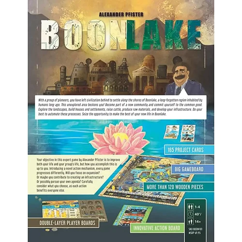 Настольная игра Capstone Games Boonlake - EN НА АНГЛИЙСКОМ ЯЗЫКЕ фото 5