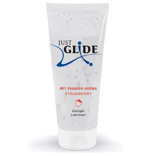 Гель-лубрикант JUST GLIDE Strawberry, 200 ml