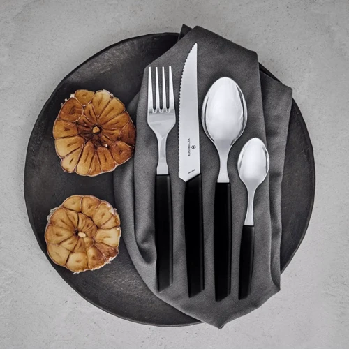 Столова вилка Victorinox Swiss Modern Table Black 20 см (6.9033.09): Матеріал Нержавеющая сталь/полипропилен