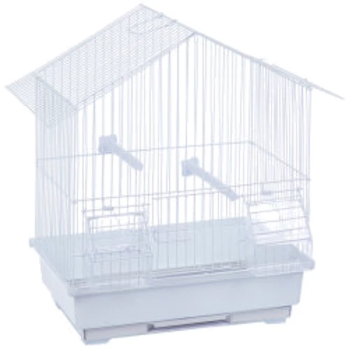 Клітина Flamingo Lombok для канарок біла 30х22.5х38 см (43404)