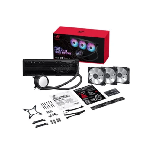 Кулер ASUS ROG Ryuo III 360 ARGB (90RC00I1-M0UAY0): Регулювання оборотів широтно-импульсная модуляция (PWM)