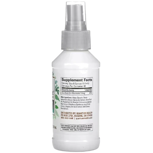 Quantum Health TheraZinc Spray with Immune Boosting Nutrients Цинк 120 мл: Тип Цинк