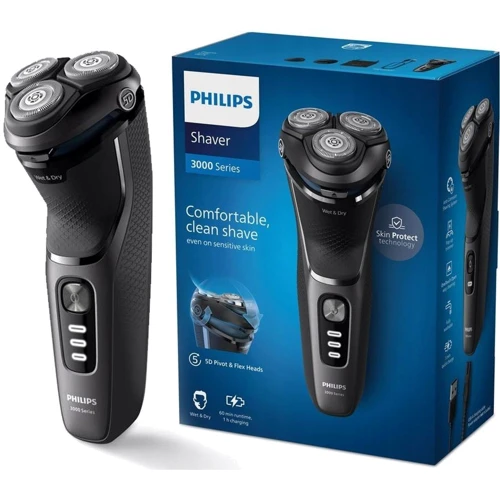 Електробритва PHILIPS S3343/13: Тип тримера Откидной
