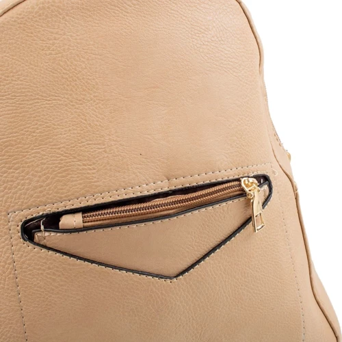 Жіночий рюкзак Valiria Fashion бежевий (3DETBI221812-3): Тип ручки Плечовий ремінь, Коротка ручка