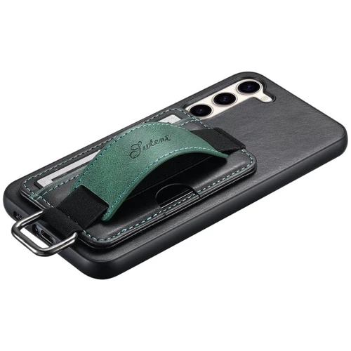 Чехол для телефонов Epik Leather Case Wallet and Straps Black for Samsung S926 Galaxy S24 Plus: Пленка в комплекте нет