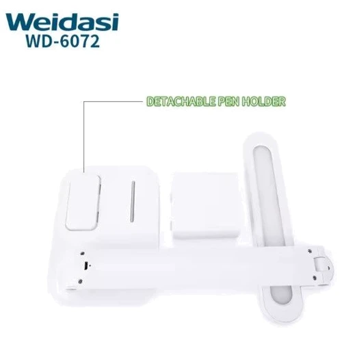 Настольная лампа аккумуляторная Weidasi WD-6072: Особенности Регулировка яркости, USB-выход