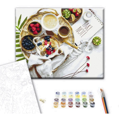 Картина за номерами Brushme Смачність до сніданку 40x50 см (BS52651): Виробник Brushme