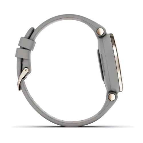 Смарт-часы Garmin Lily Classic Cream Gold Bezel with Braloba Gray Case and Italian Leather Band (010-02384-B2): Фитнес-функции Пульсоксиметр, GPS-модуль, Подсчет калорий, Шагомер, Пульсометр