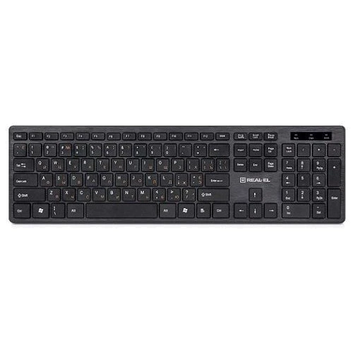 Клавиатура REAL-EL Comfort 7080 Black USB (EL123100007)