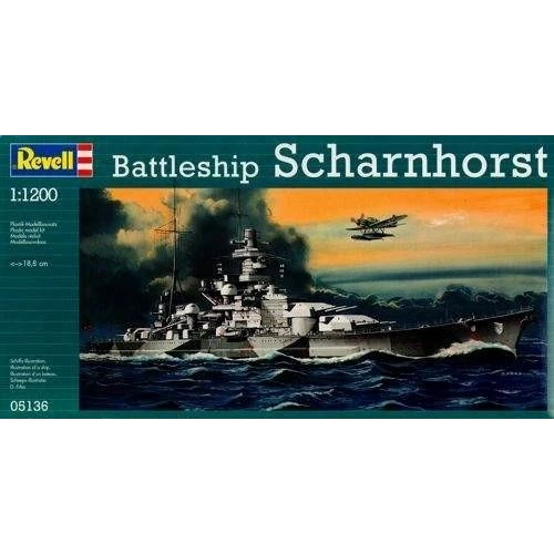 Модель Revell Линкор Battleship Scharnhorst 1:1200 (5136)