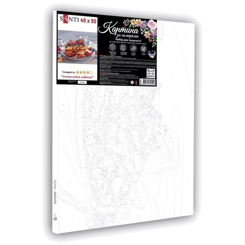 Картина по номерам SANTI Соблазнительный завтрак 40x50 см (954509)