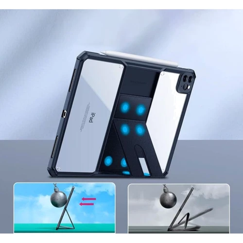 Аксессуар для iPad Becover Xundd Stand Black for iPad Pro 11 2024 M4 (713253): Особенности трансформируется в подставку, Удобно держать в руке, Стильный дизайн, Приятен на ощупь, Надежная защита от царапин и загрязнений