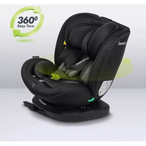 Автокресло Lionelo Bastiaan i-Size Black Carbon черное (LO-BASTIAAN I-SIZE BLACK CARBON): Группа 0/1/2/3 (с рождения до 36 кг)
