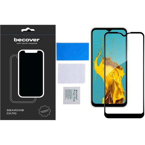 Аксессуар для смартфона BeCover Tempered Glass Black for Samsung A155 Galaxy A15 4G (710511)