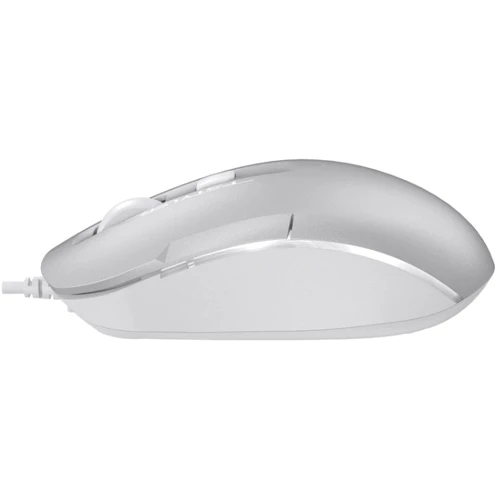 Мышь A4Tech FM26 USB Icy White: Эргономика симметричная для левшей