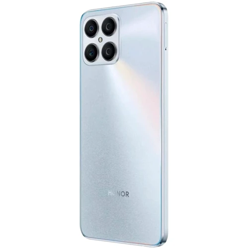 Смартфон Honor X8 2022 6/128Gb Titanium Silver Approved Витринный образец: Причина уценки Как новый (витринный образец): смартфон выглядит и функционирует как новый. Смартфон полностью протестирован по программе Approved, все функции работают корректно