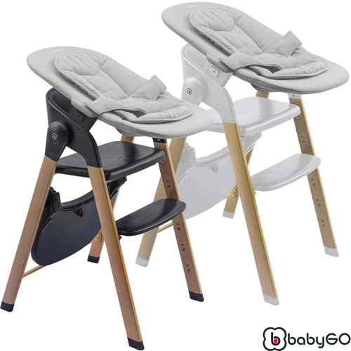 Детский стульчик для кормления BabyGO Levels 5в1 белый (51011) фото 11