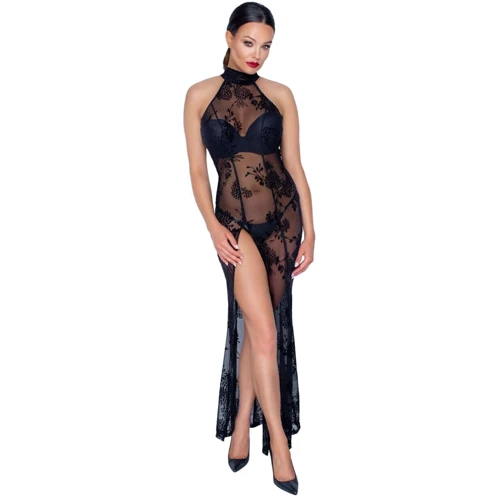 Платье Noir Handmade F239 Long tulle dress Вlack, XXL