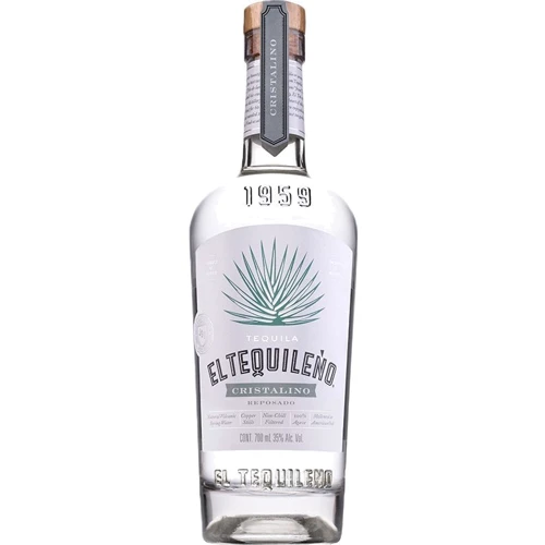 Текила El Tequileño Cristalino Reposado, 0.7л 35% (WHS7501398100738)