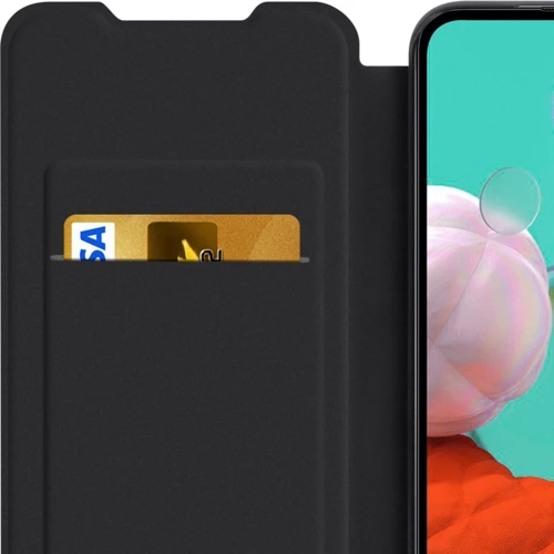 Чохол для телефона Samsung Wallet Flip Cover Black (GP-FWA515AMABW) для Samsung A515 Galaxy A51: Колір черный