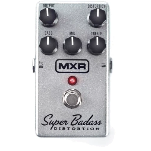 Педаль гитарных эффектов Педаль эффектов DUNLOP M75 MXR SUPER BADASS DISTORTION