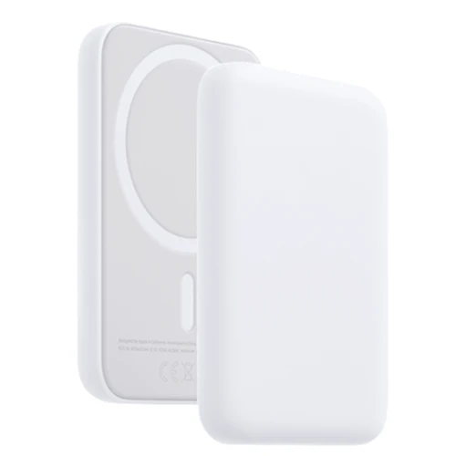 Зовнішній акумулятор WIWU Power Bank 5000mAh MagSafe Wireless Charger 15W White (SC5000A): Кабелі / перехідники для смартфонів в комплекті Нет