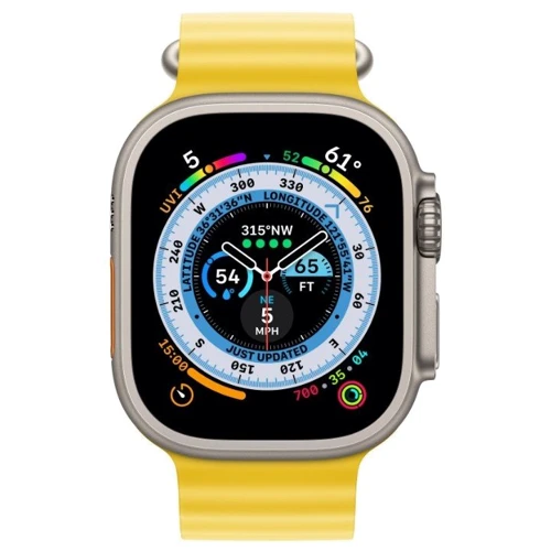 Аксессуар для Watch Apple Ocean Band Yellow (MQEC3) for Apple Watch 44/45/49mm: Тип аксессуара ремешок