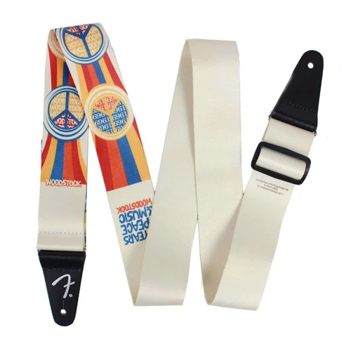 Ремень гитарный Fender Woodstock Strap Peace