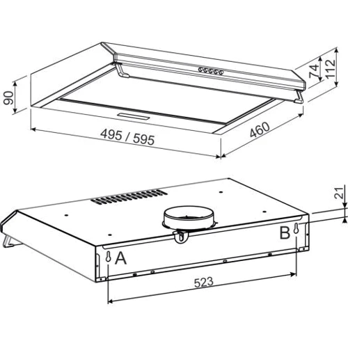 Витяжка Jantar PHT I LED 50 WH фото 9