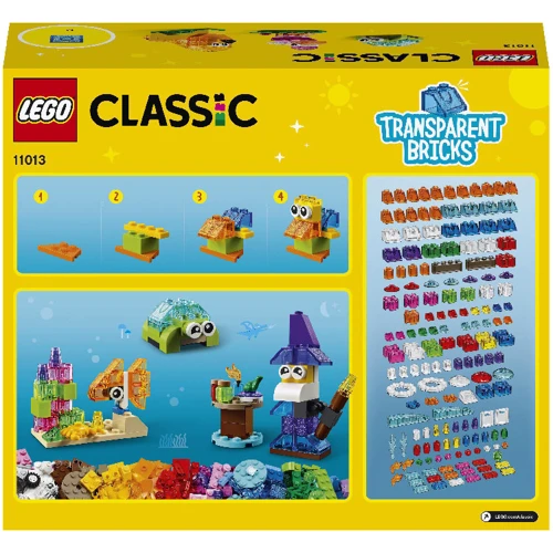 LEGO Classic Прозрачные кубики для творчества (11013): Серия Classic