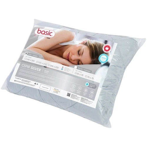 Одеяло Sonex Basic Silver 200х220 см + подушки 50х70 cм (2 шт.) (SO102342) фото 9