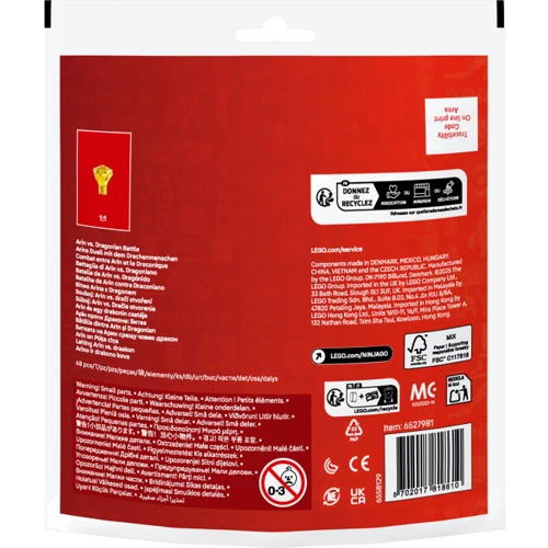 Конструктор LEGO recruitment Ninjago Арин против Дракона: Битва (30700)