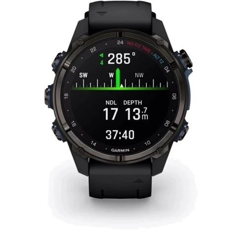 Смарт-часы Garmin Descent Mk3i 43mm Carbon Grey DLC Titanium with Black Silicone Band and Descent T2 Transceiver (BNDL-DMK3I-43CGTDT2): Стандарт защиты 20 АТМ