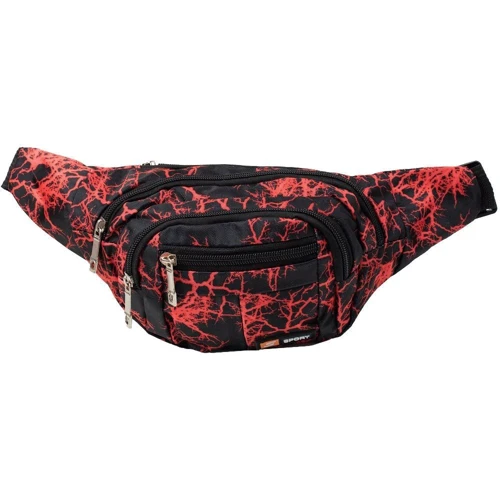 Мужская поясная сумка Valiria Fashion красная (4DETBP3351-1-2): Застежка Молния