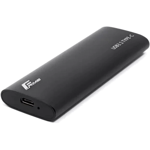 Аксесуар для накопичувача Frime для M.2 NVMe PCIe Metal USB 3.2 (TYPE-C) Black (FHE400.M2UC)