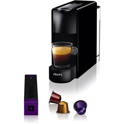 Кавоварка Krups Nespresso Essenza Mini & Aeroccino 3 XN1118: Габарити, см 20.4х8.4х33