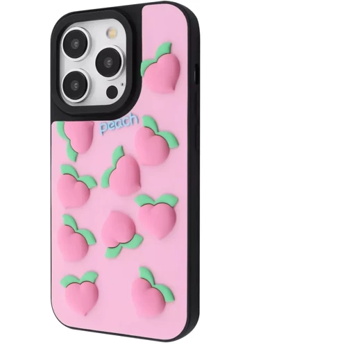 Чехол для iPhone WAVE Doodle Case Peach for iPhone 16 Pro