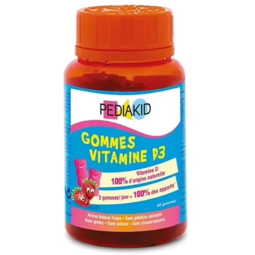 Pediakid Gommes Vitamine D3 Витамин Д3 60 жевательных витаминок
