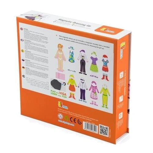 Набор магнитов Viga Toys Гардероб девочки (59652)