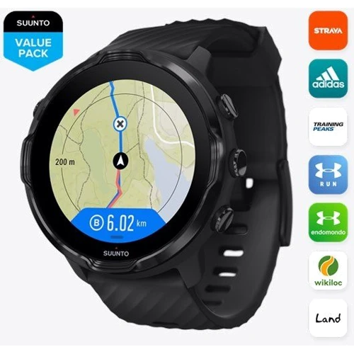 Смарт-часы Suunto 7 Black (SS050378000): Тип гаджета Взрослые смарт часы