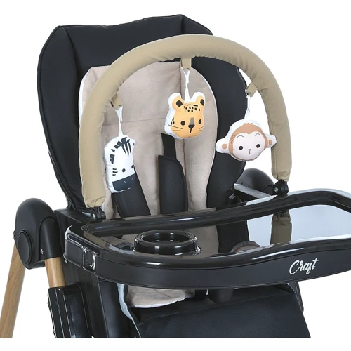 Стульчик для кормления EL Camino Craft Black (ME 1115-W Black)