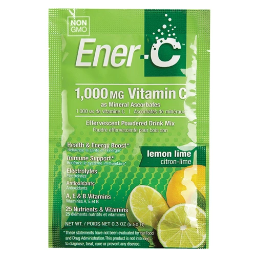 Ener-C Vitamin C 30 pacs Витаминный напиток для повышения иммунитета, вкус лимона и лайма: Форма выпуска Порошок