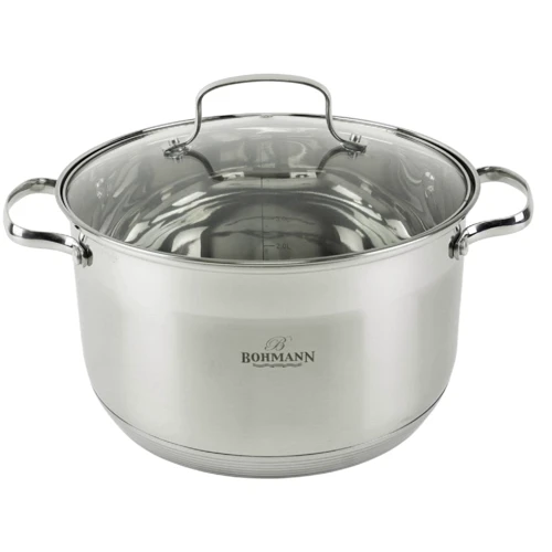 Каструля Bohmann з кришкою 24 см 6.6 л (1275-6,6-BH)