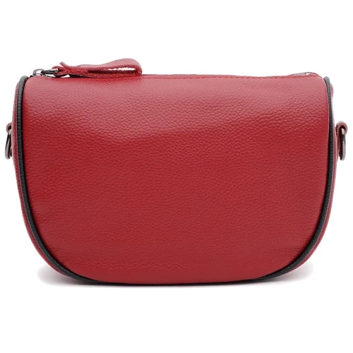 Жіноча сумка-сідло Borsa Leather бордова (K18569bo-bordo)