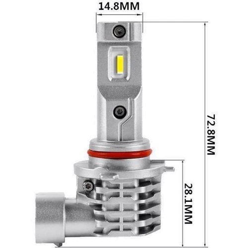 Лампы светодиодные Prime-X MINI 9005 5000K (2 шт): Головной свет Дальний свет, Ближний свет