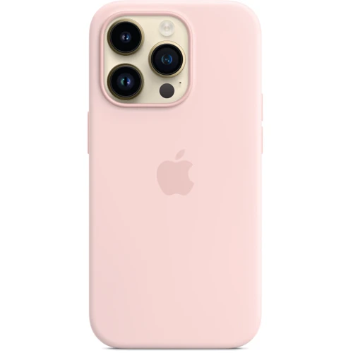 Чехол для iPhone Apple for iPhone 14 Pro Silicone Case with MagSafe Chalk Pink (MPTH3) : Цвет розовый