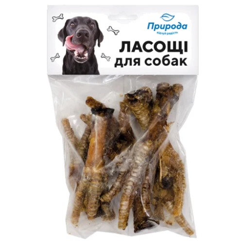 Лакомство Природа Лапки куриные 100 г